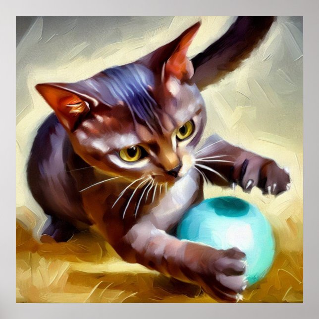 Affiche Chat brésilien Shorthair (Devant)