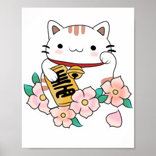 Affiche Chat chanceux