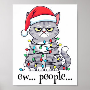 Affiche Chat Chien Personnes Humour Adulte Hommes Femmes I