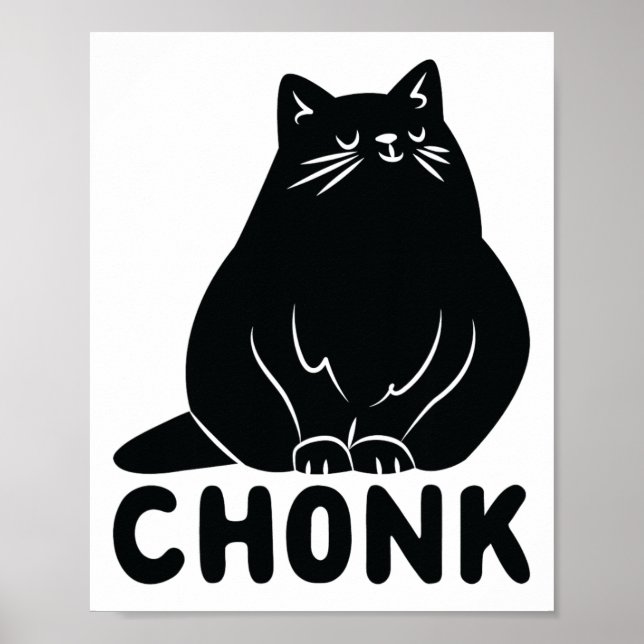 Affiche Chat Chonk (Devant)