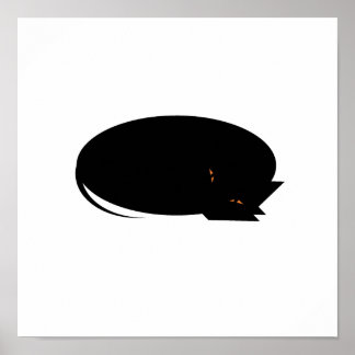 Affiche Chat confortable