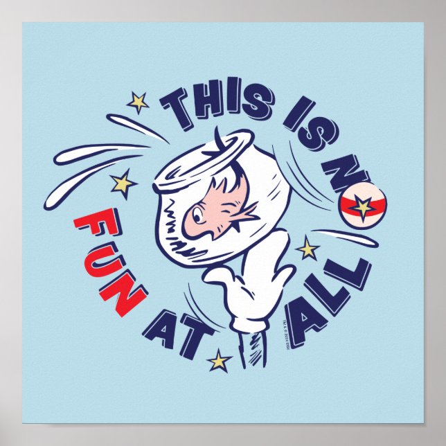 Affiche Chat dans le Casquette | Ce N'Est Pas Du Tout Amus (Devant)