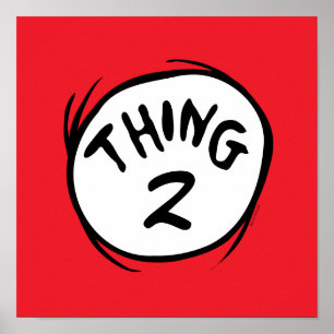 Affiche Chat dans le Casquette  Chose personnalisée deux