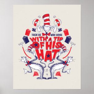 Affiche Chat dans le Casquette  Il était parti avec un pou