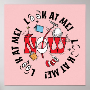 Affiche Chat dans le Casquette   Regarde-Moi ! Regarde-Moi