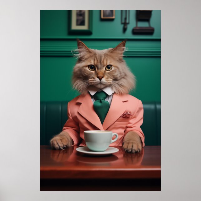 Affiche Chat de Bengale glamour (Devant)