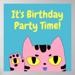 Affiche Chat de poche Alien