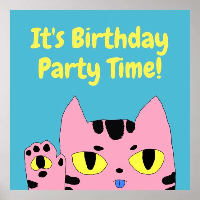 Affiche Chat de poche Alien (Devant)