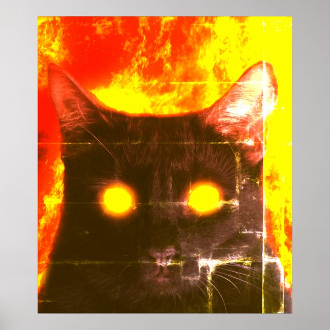 Affiche Chat démon de l'enfer (Devant)