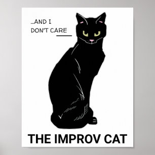 Affiche Chat D'improvisation Drôle : Oui, Et... Je m'en fi