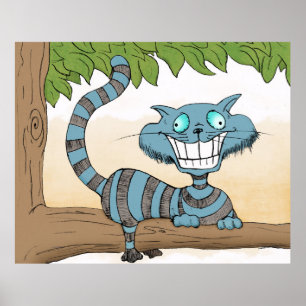 Affiche Chat du Cheshire