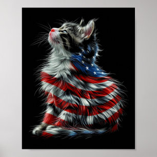 Affiche Chat du jour de la mémoire et fierté du jour de l'