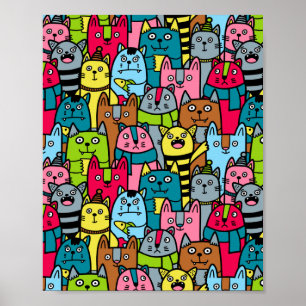 Affiche Chat et chatons