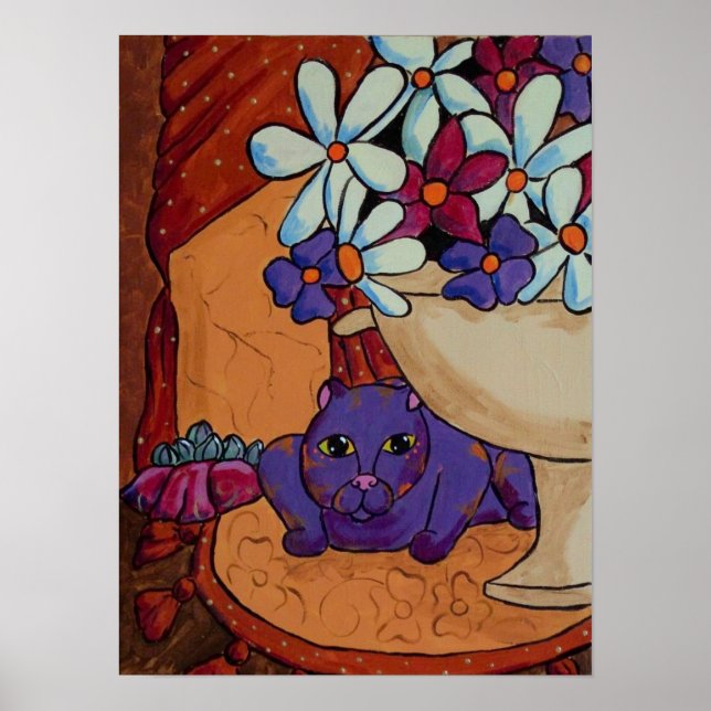 Affiche Chat et Figues (Devant)