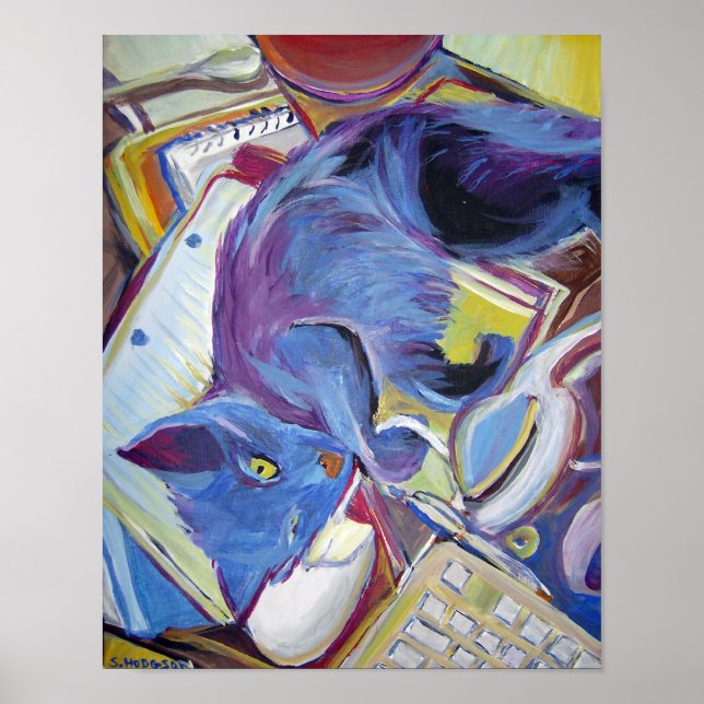 Affiche Chat et souris (Devant)