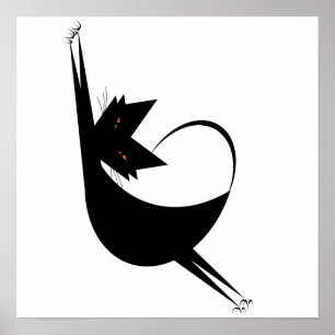 Affiche Chat extensible