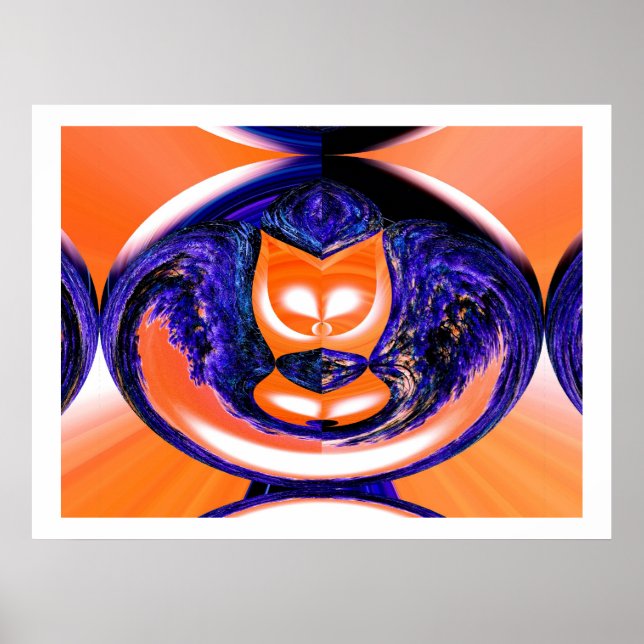 Affiche chat fantôme (Devant)