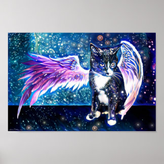 Affiche Chat Galaxy