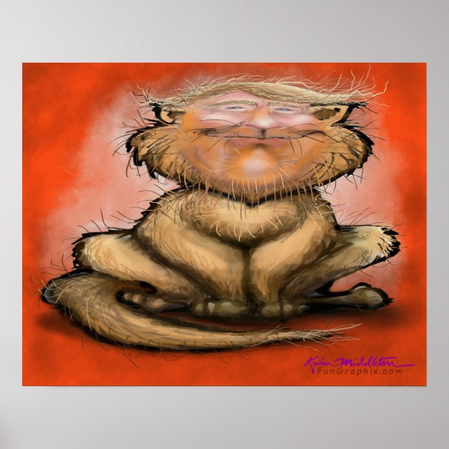 Affiche Chat Gras Trump (Devant)
