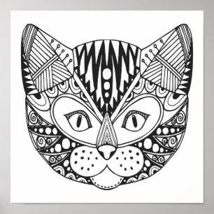 Affiche Chat inspiré 2