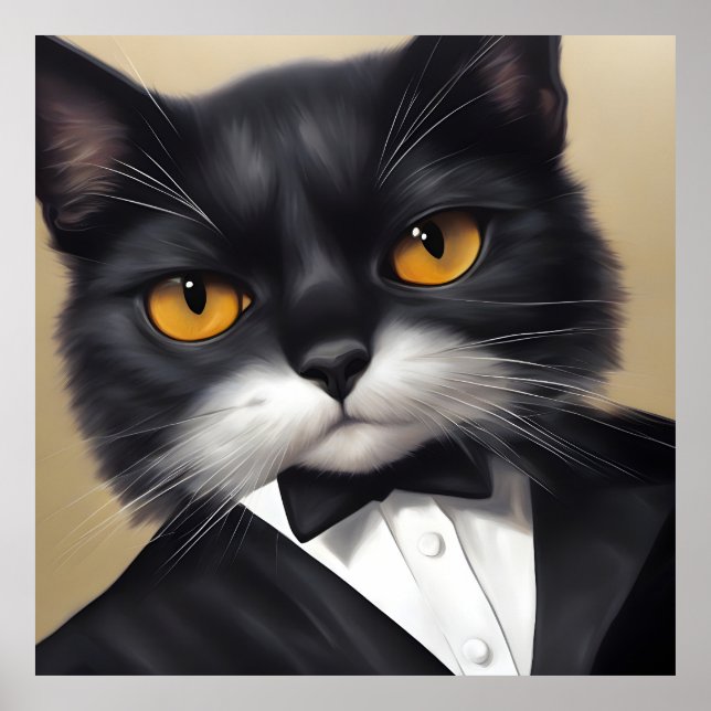 Affiche Chat intelligent (Devant)