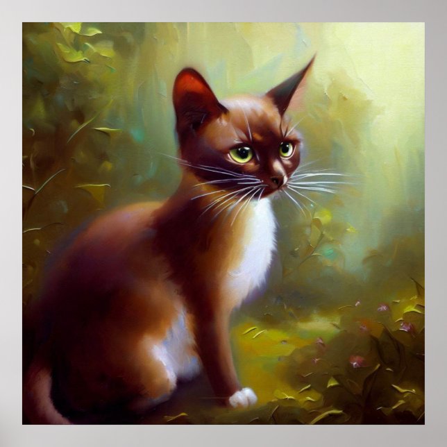 Affiche Chat javanais (Devant)