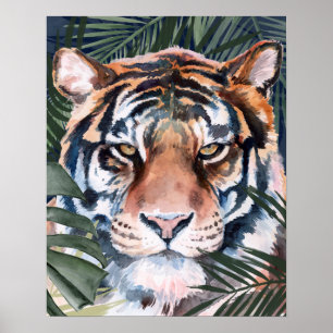 Affiche Chat Jungle - Tigre
