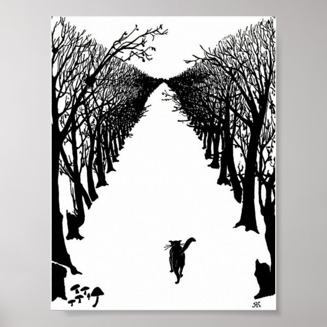 Affiche Chat Kipling (Devant)