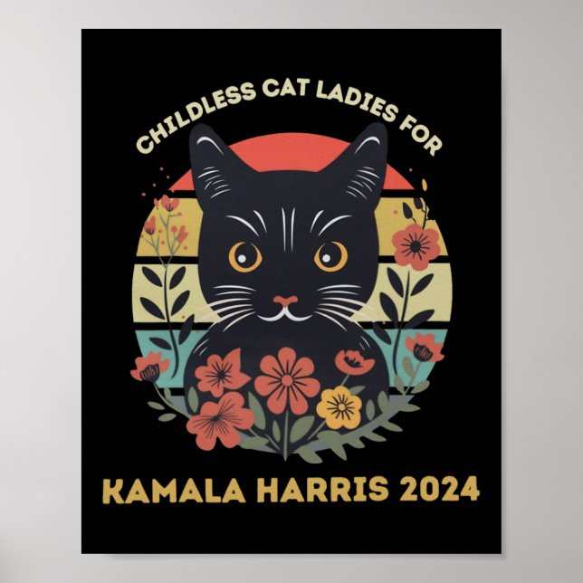 Affiche Chat Ladies Contre Le Fascisme (Devant)
