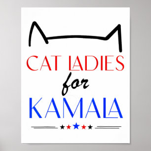 Affiche Chat Ladies Pour Kamala