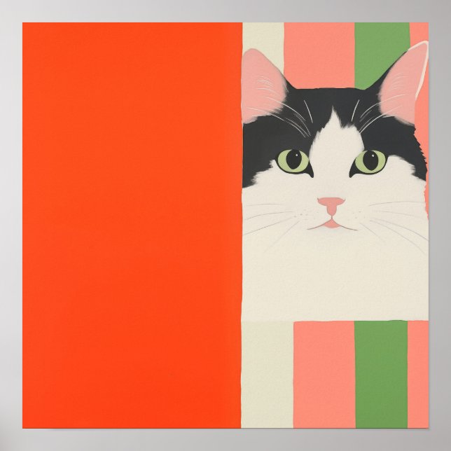 Affiche Chat Mignon (Devant)