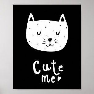 Affiche Chat mignon