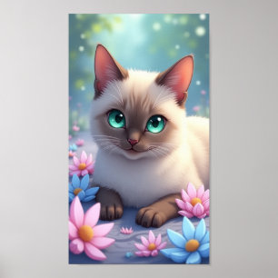 Affiche Chat mignon