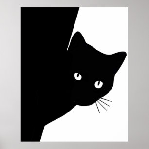 Affiche Chat noir