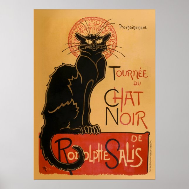 Affiche Chat noir (Devant)