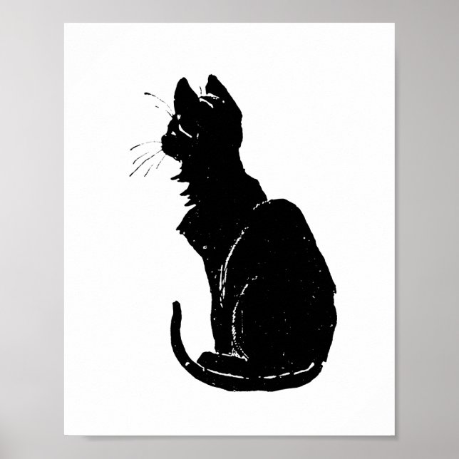 Affiche Chat noir, Alexandre Steinlen (Devant)
