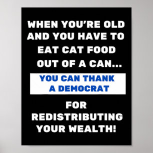 Affiche Chat politique drôle pro républicain anti démocrat