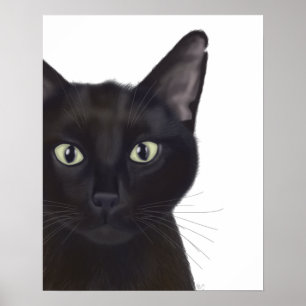 Affiche Chat, Portrait de Gus