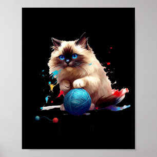 Affiche Chat Ragdoll Pyjama Parfait Pour Les Amateurs De C
