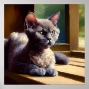 Affiche Chat Rex Oregon