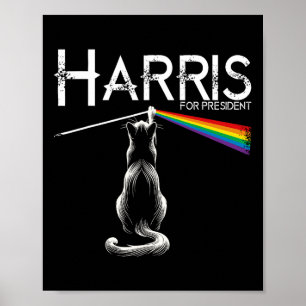 Affiche Chat sans enfants Dames Drôle Chat Lady