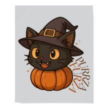 Chat sorcière Pumpkin Purr