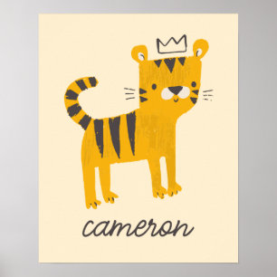 Affiche Chat tigre sauvage