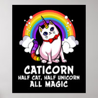 Chat Unicorn Magique Caticorn Kitten Rainbow Anima