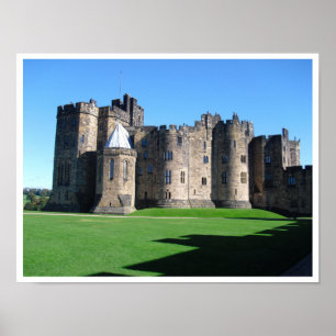 Affiche Château d'Alnwick, Northumberland, Angleterre