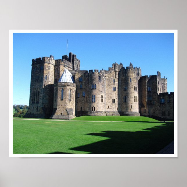 Affiche Château d'Alnwick, Northumberland, Angleterre (Devant)