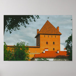 Affiche Château d'architecture de Lida Belarus 