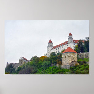 Affiche Château de Bratislava, Slovaquie