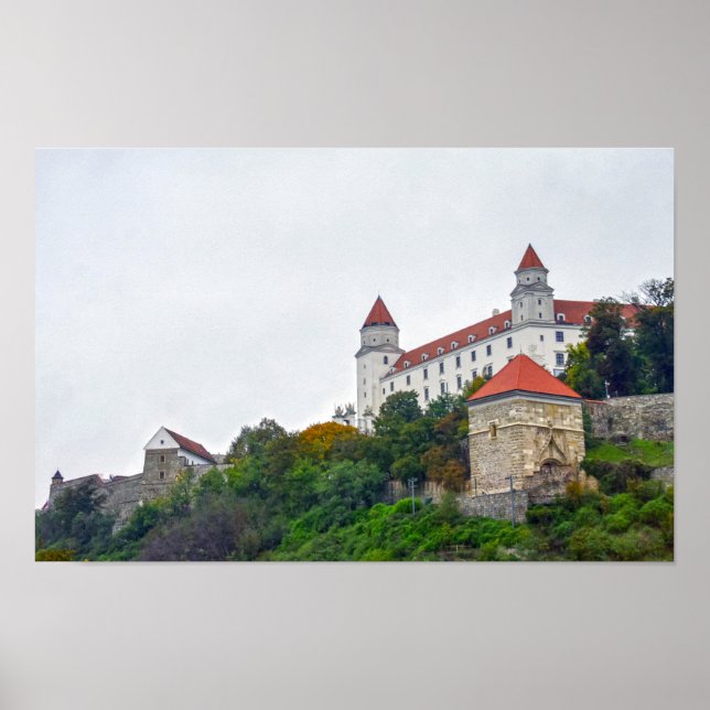 Affiche Château de Bratislava, Slovaquie (Devant)