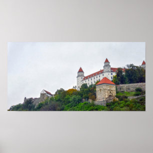 Affiche Château de Bratislava, Slovaquie